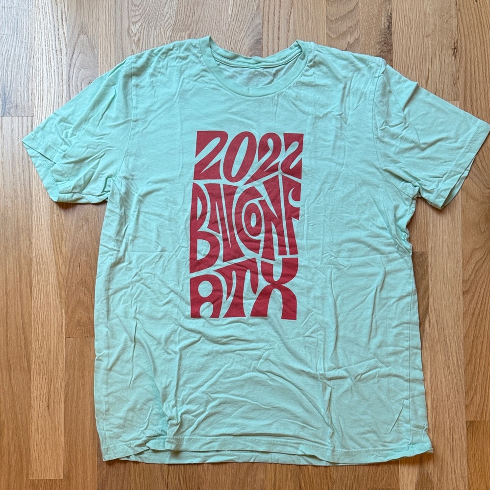 Brand New Conference Graphic Mint Green T-Shirt